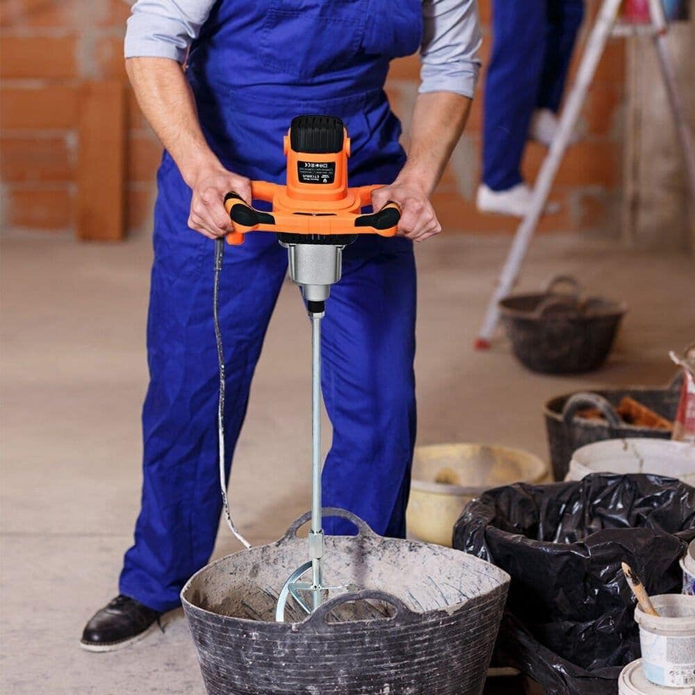 1400W Electric Concrete Cement Mixer IRONMAX 1400W Electric Concrete Cement Mixer - SNAPPYFINDS.COM ™