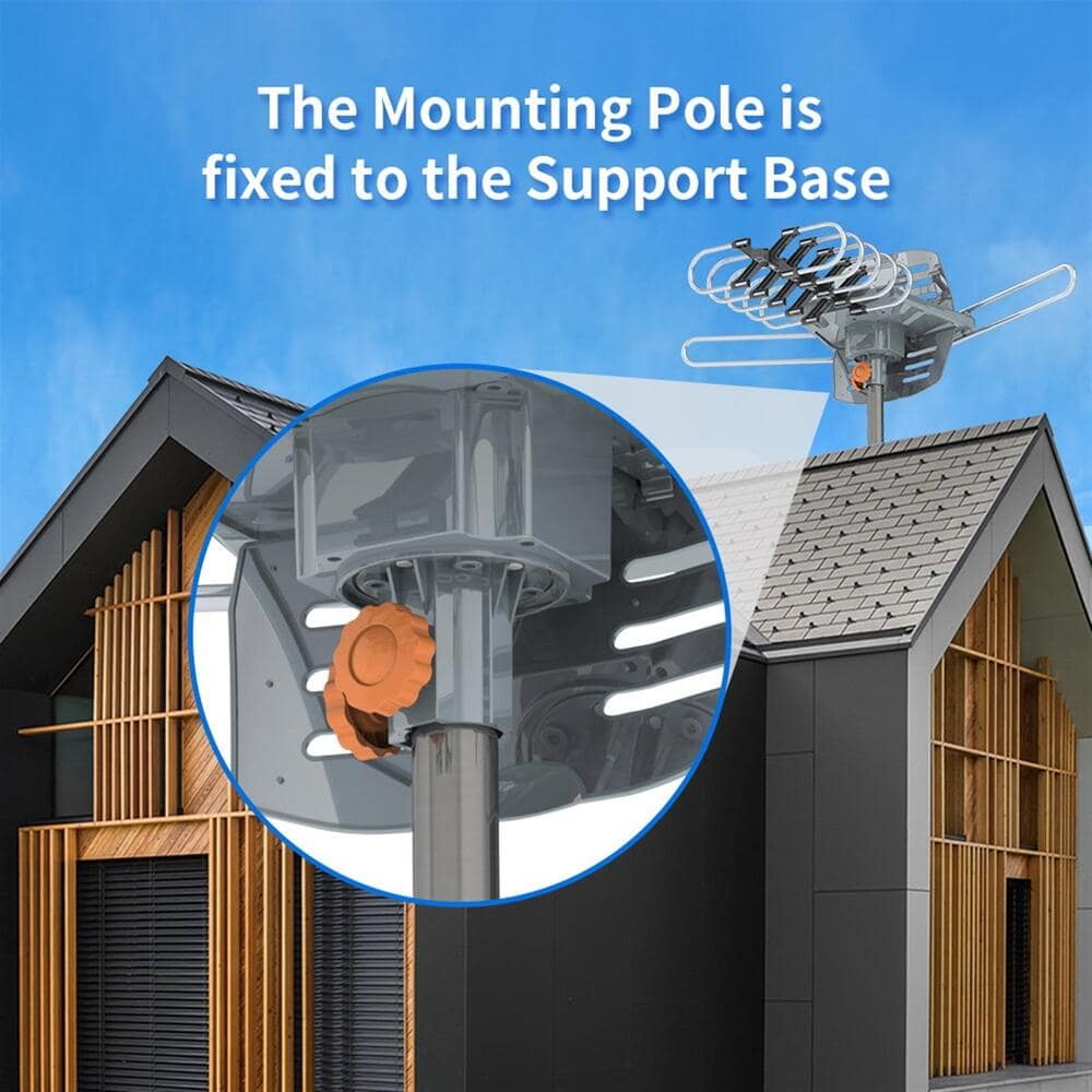 990 Mile Outdoor HD TV Antenna UHF VHF 4k PowerHDTV™ 990 Mile Outdoor HD TV Antenna UHF VHF 4k - SNAPPYFINDS.COM ™