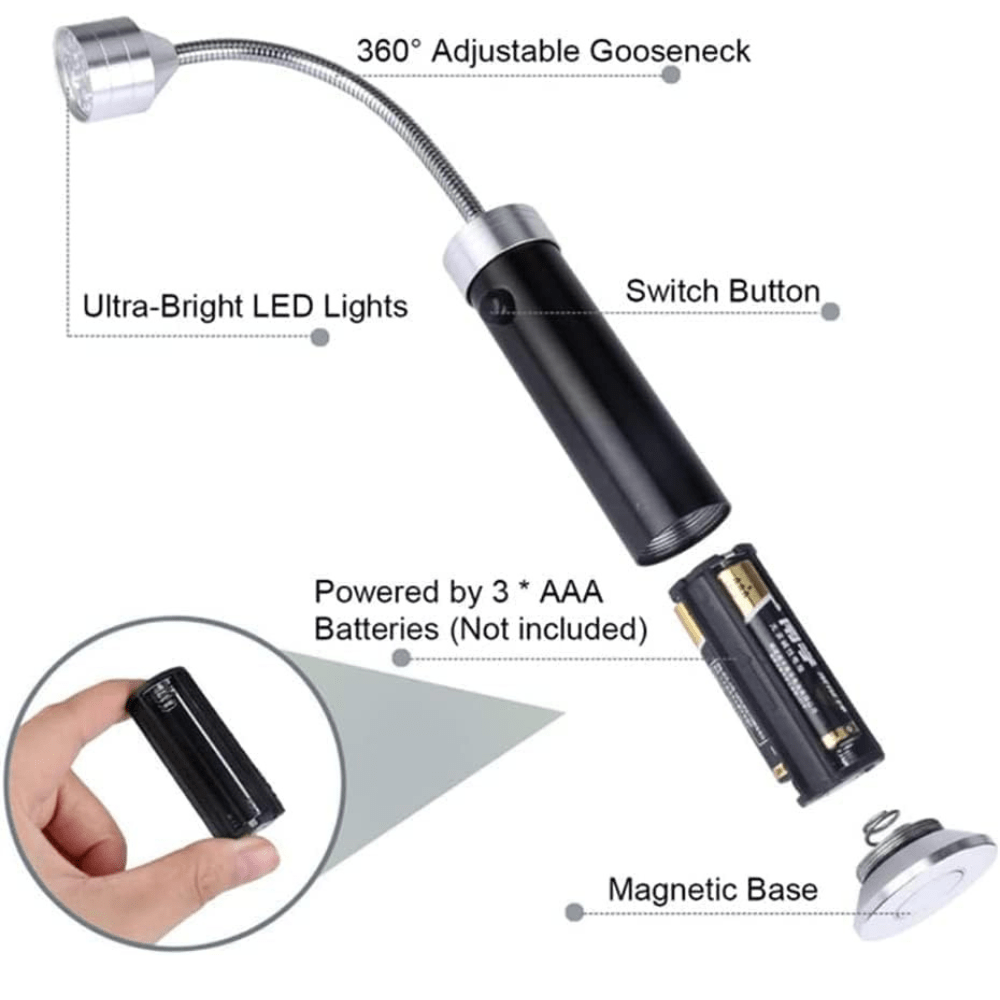 LED Magnetic BBQ Lights 2 Pcs LED Magnetic BBQ Lights 2 Pcs - Image 7