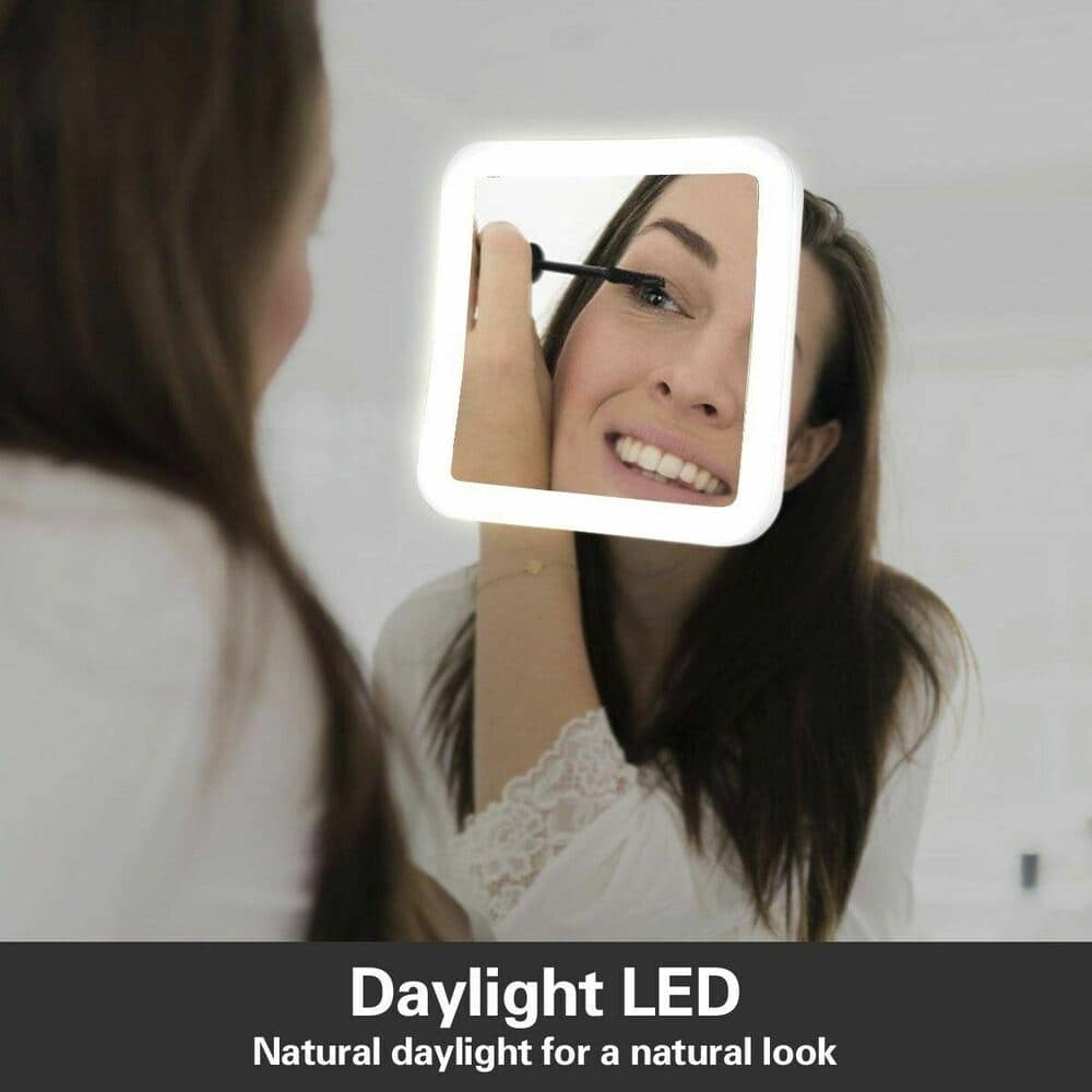 Magnifying Makeup Mirror with LED Light 10X Magnifying Makeup Mirror with LED Light - SNAPPYFINDS.COM ™