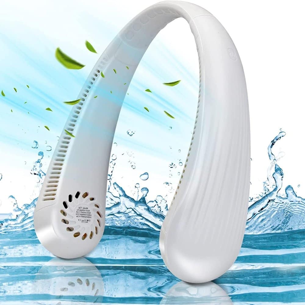 Portable Neck Cooling Air Fan Portable Neck Cooling AC Fan - SNAPPYFINDS.COM ™