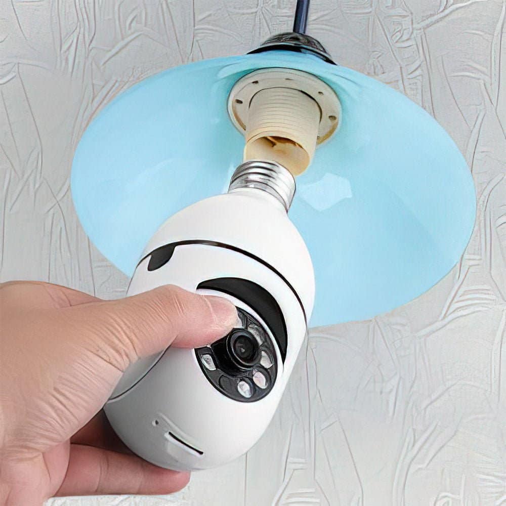 360° Outdoor Light Bulb Camera Smartcam360™ Light Bulb Security Surveillance Camera - SNAPPYFINDS.COM ™