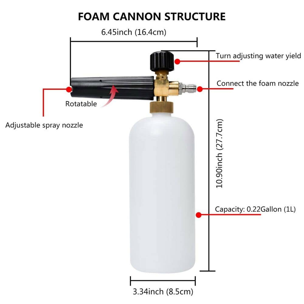 Foam Washer Power Spray Gun SprayJet™ Foam Washer Power Spray Gun Car Wash - SNAPPYFINDS.COM ™
