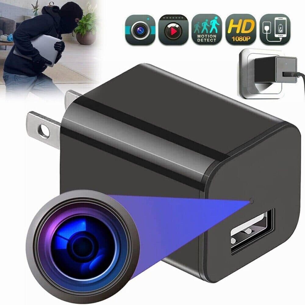 1080p WIFI Wall Charger Security Camera