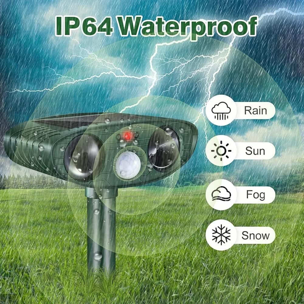 Ultrasonic Solar Powered Racoon Animal Repeller