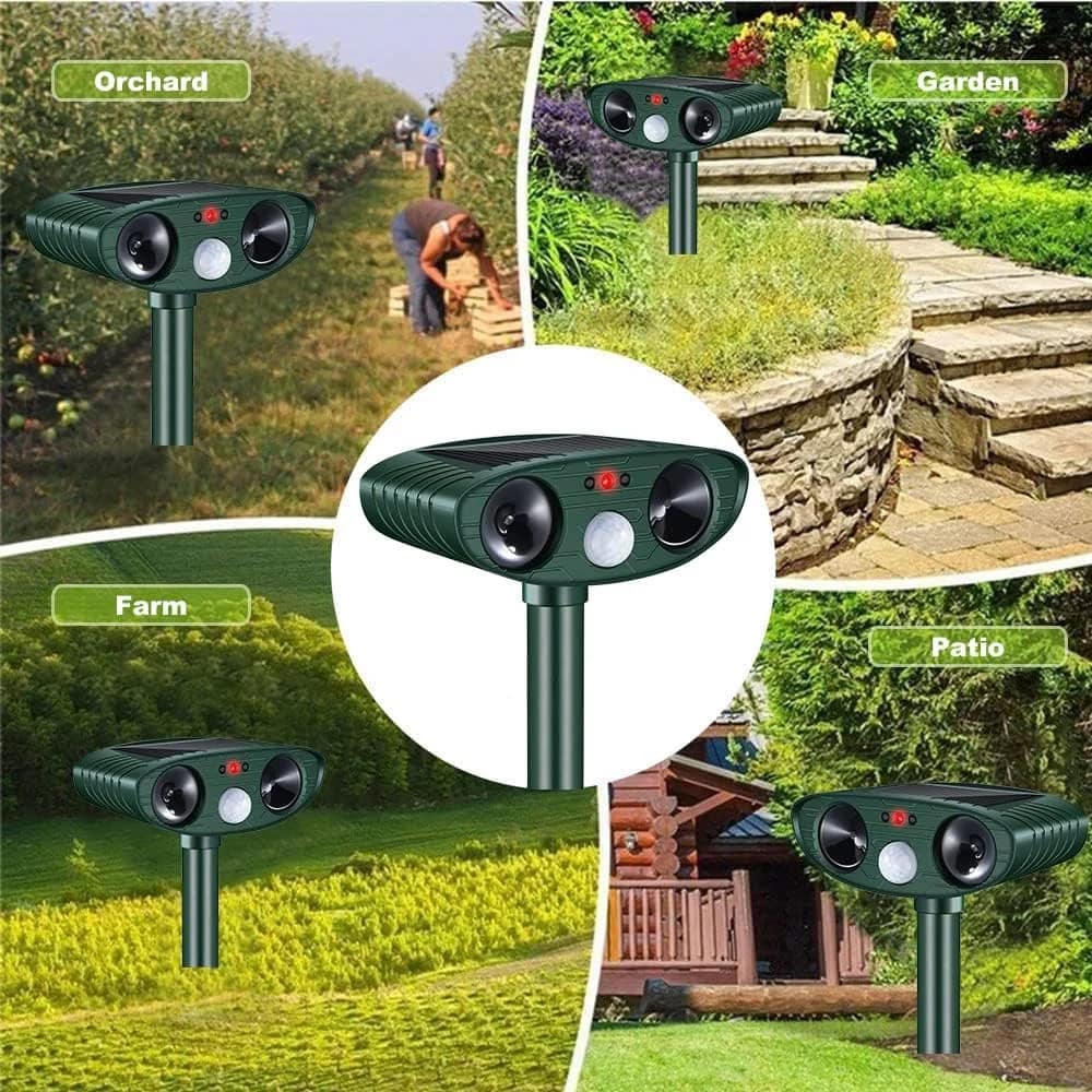 Ultrasonic Solar Powered Racoon Animal Repeller - Image 2