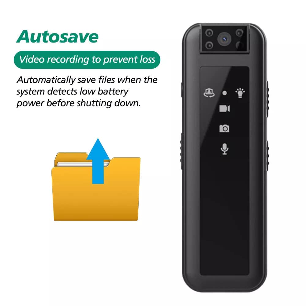 Portable Police Body Camera 1080P Pocket Video Audio Recorder Night Vision Cam Portable Police Body Camera 1080P Pocket Video Audio Recorder Night Vision Cam - Image 7