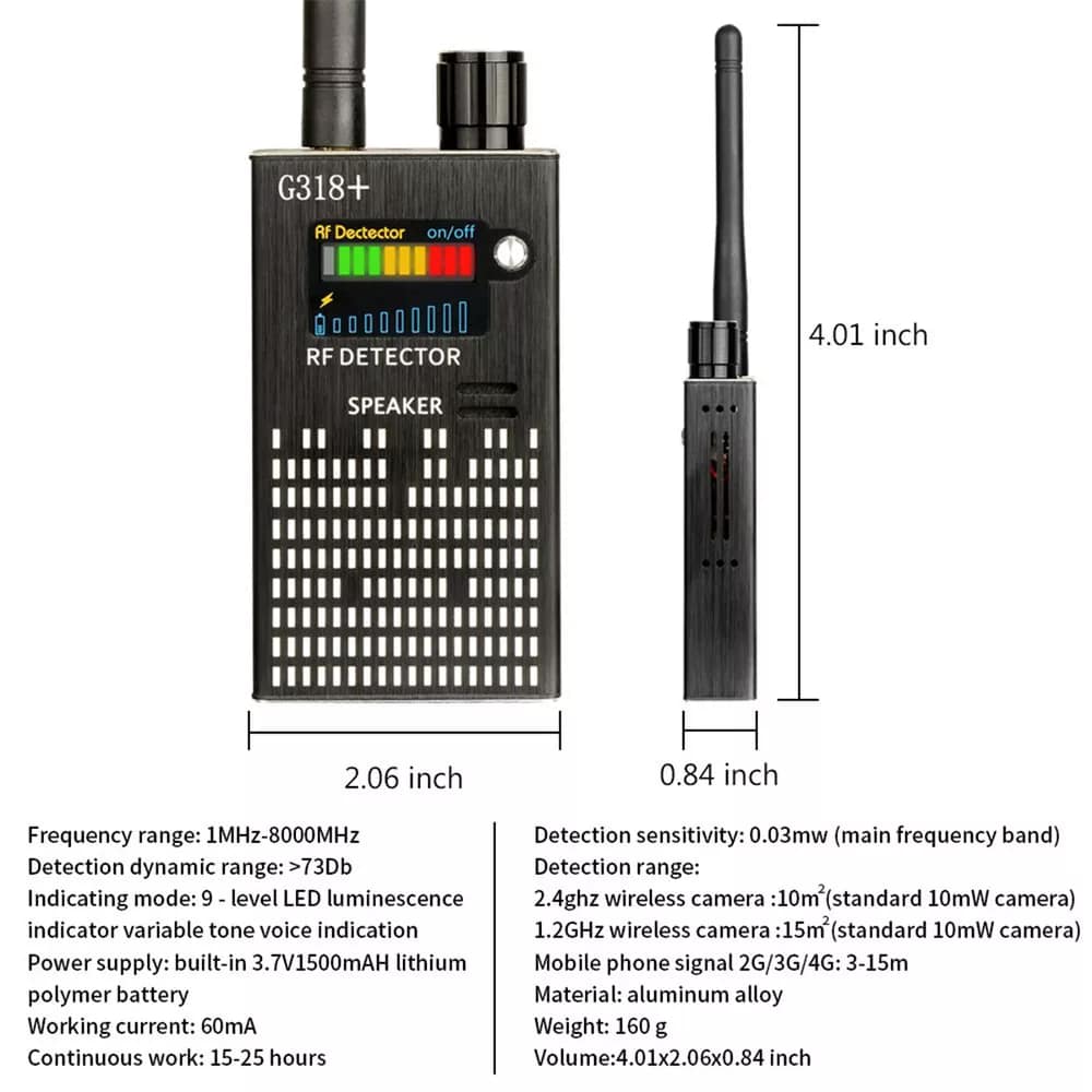 Anti-Spy Wireless RF Signal Detector Anti-Spy Wireless RF Signal Detector - Image 8