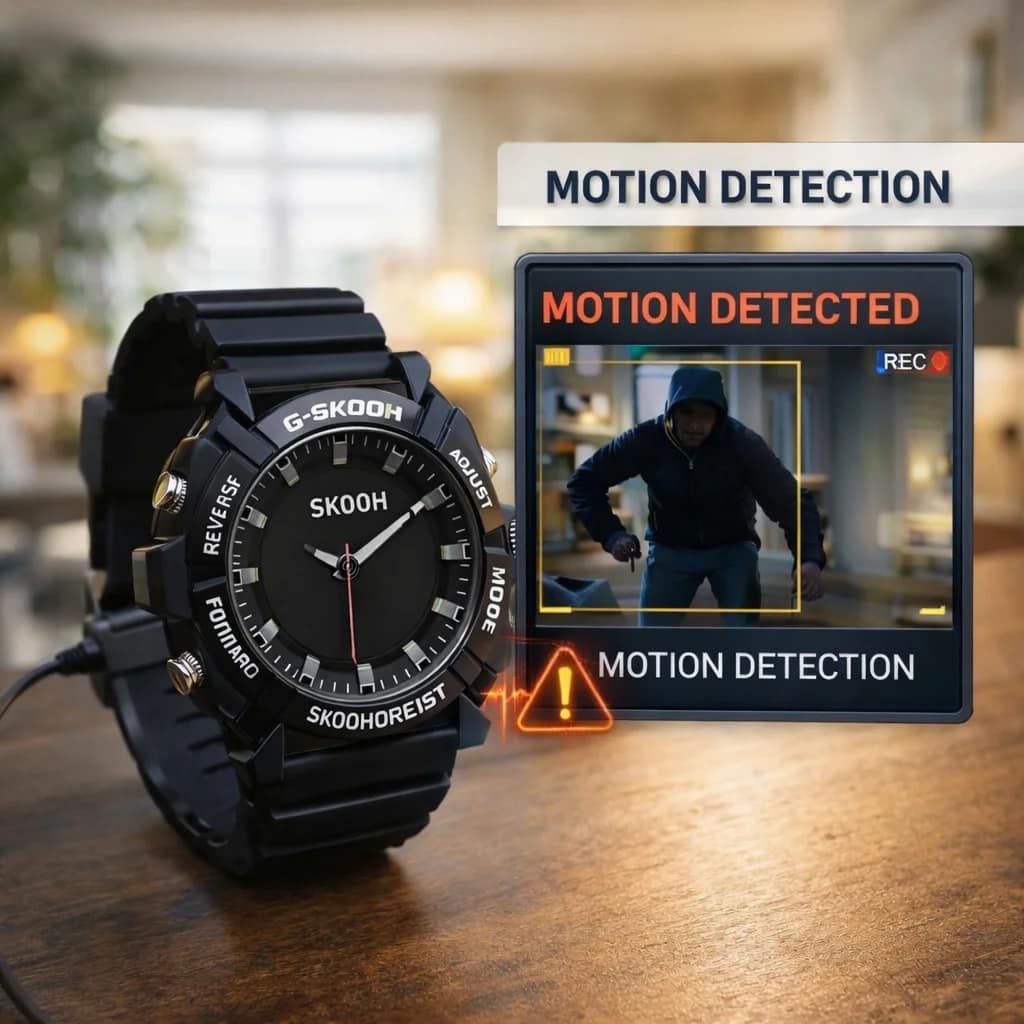 1080P Wearable Camera Watch