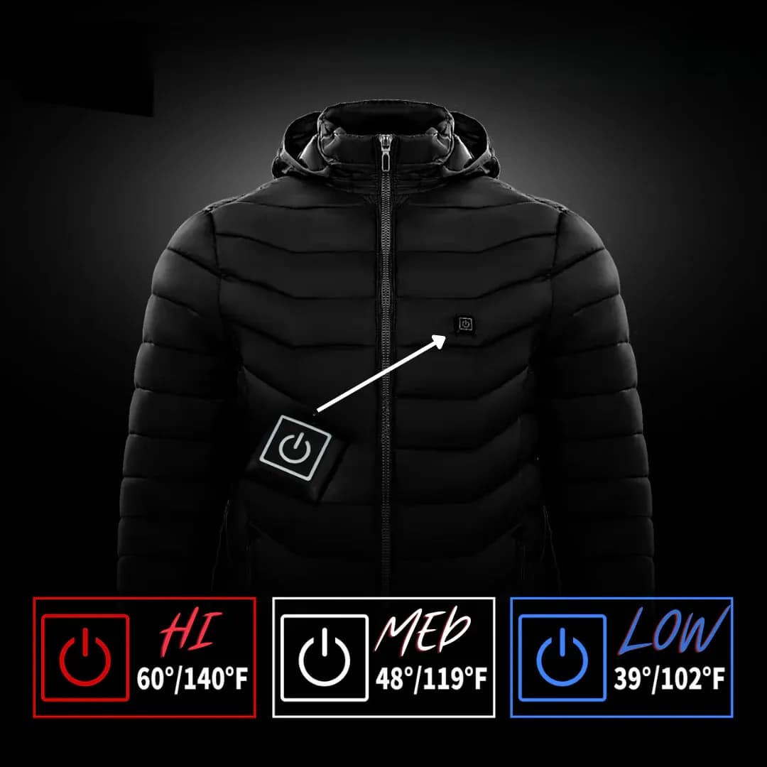 Electric USB Heated Vest Jacket with Battery