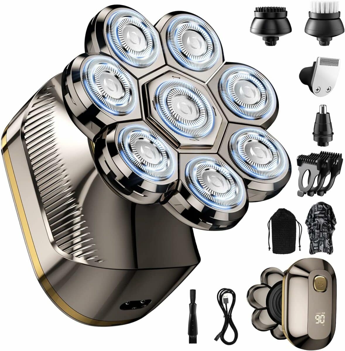 Multifunctional 5 in 1 Electric Head Shaver - Image 2