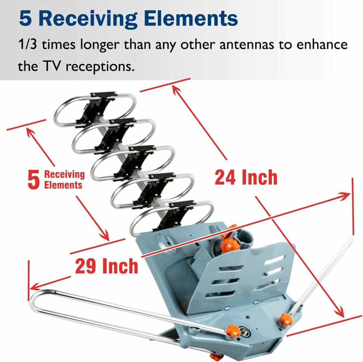 990 Mile Outdoor HD TV Antenna UHF VHF 4k PowerHDTV™ 990 Mile Outdoor HD TV Antenna UHF VHF 4k - SNAPPYFINDS.COM ™