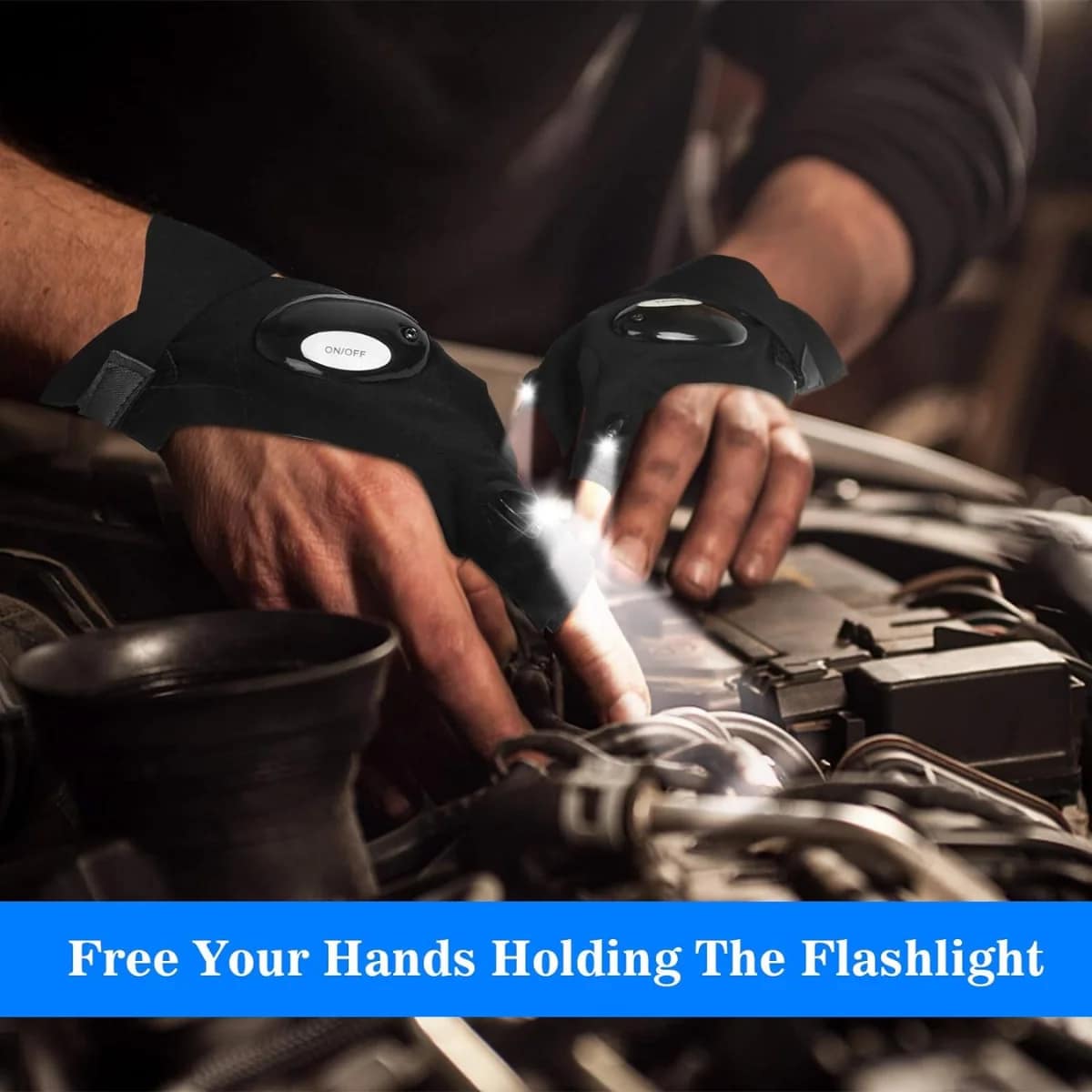 Premium LED Flashlight Gloves Premium LED Flashlight Gloves - Image 3