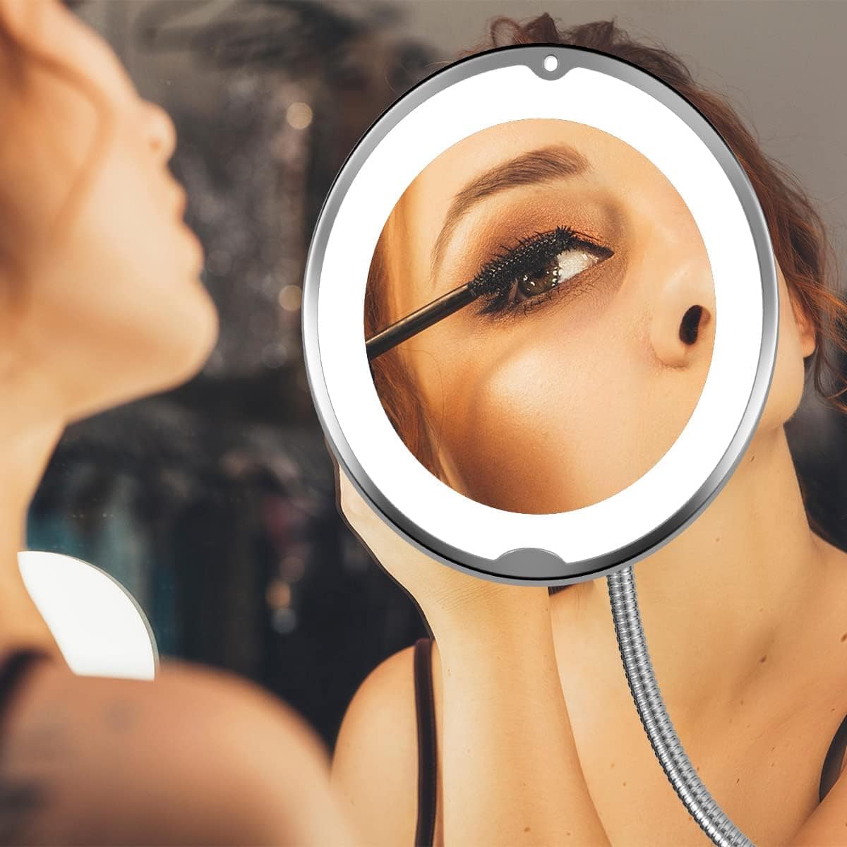 LED 10X Vanity Magnifying Mirror LED Vanity Bathroom 10x Magnifying Makeup Mirror - SNAPPYFINDS.COM ™