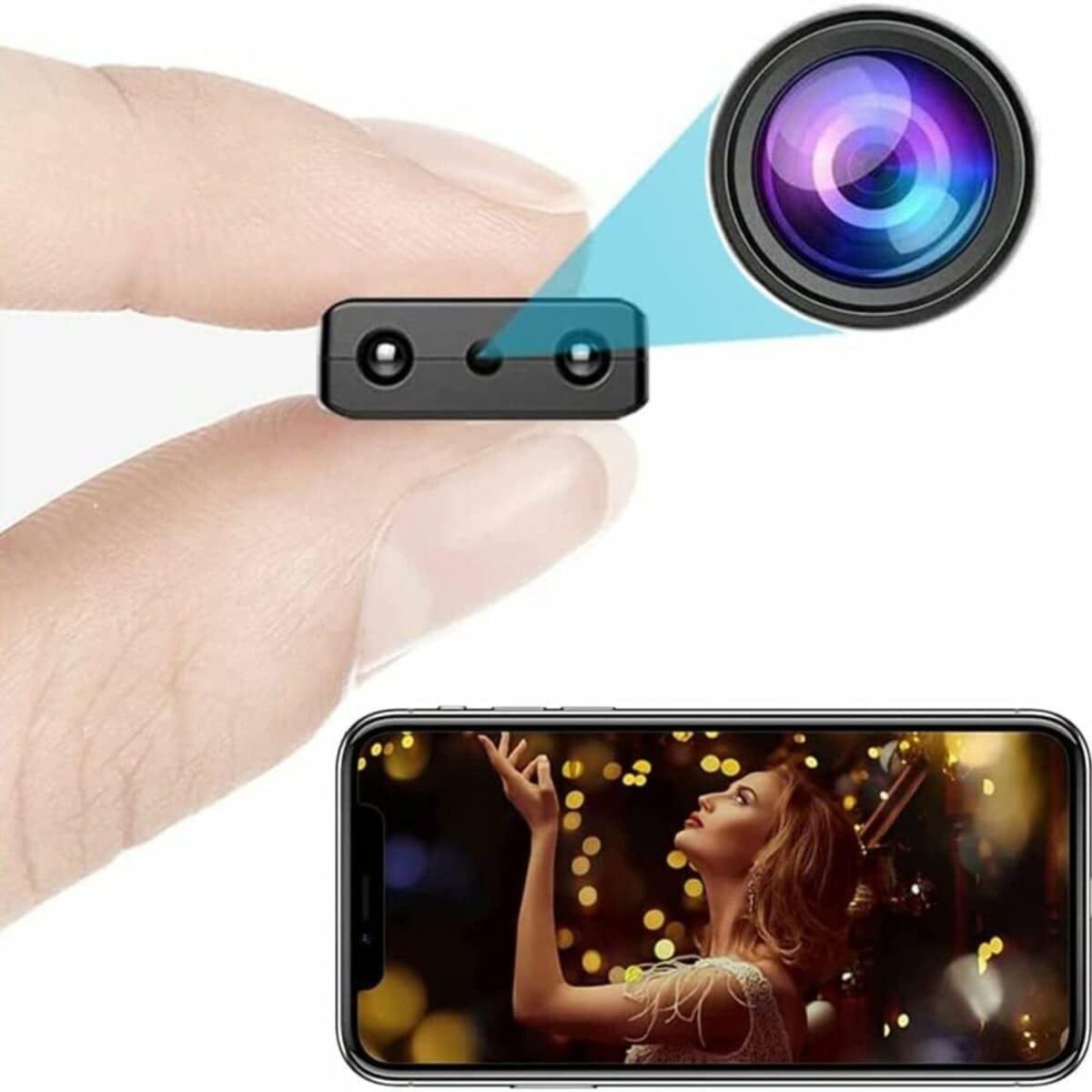 Mini Camera WiFi with Audio Mini HD Video Camera with Audio - SNAPPYFINDS.COM ™