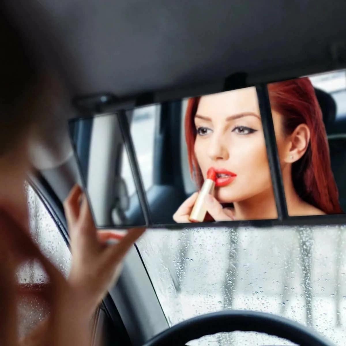 Folding Visor Vanity Mirror