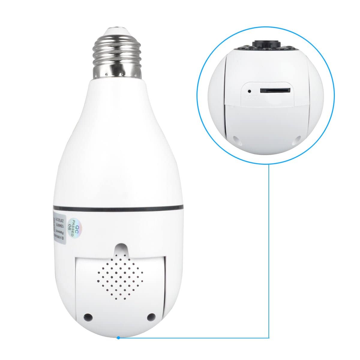 Smartcam360™ WiFi Security Outdoor/Indoor Light Bulb Camera - SNAPPYFINDS.COM ™