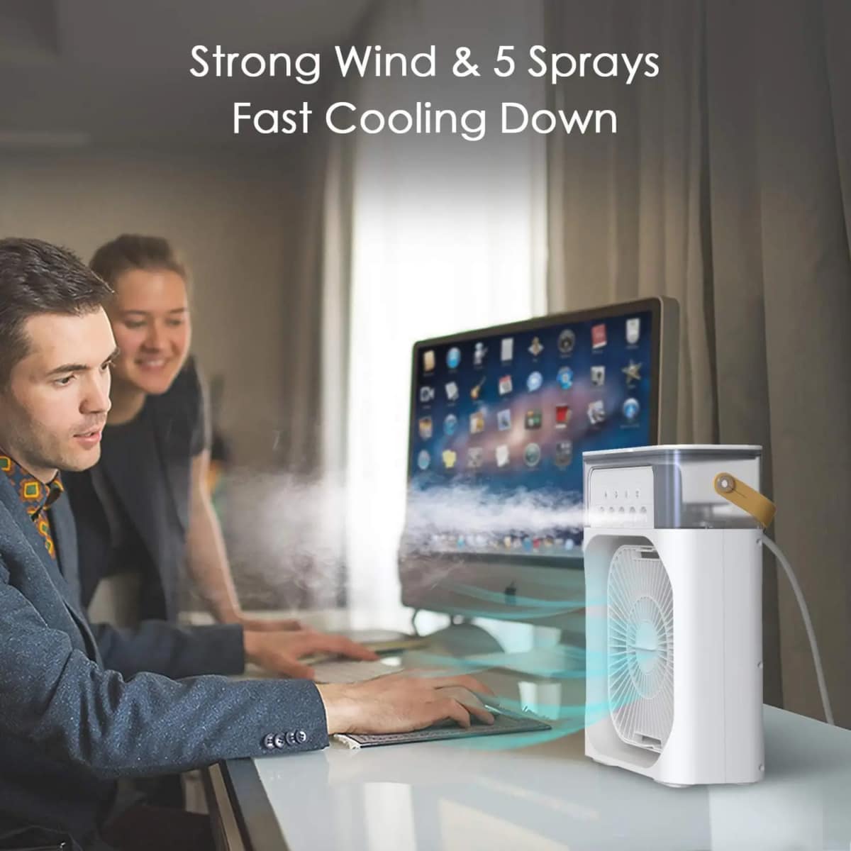Portable Humidifier Fan Air Conditioner Portable Humidifier Fan Air Conditioner - Image 4