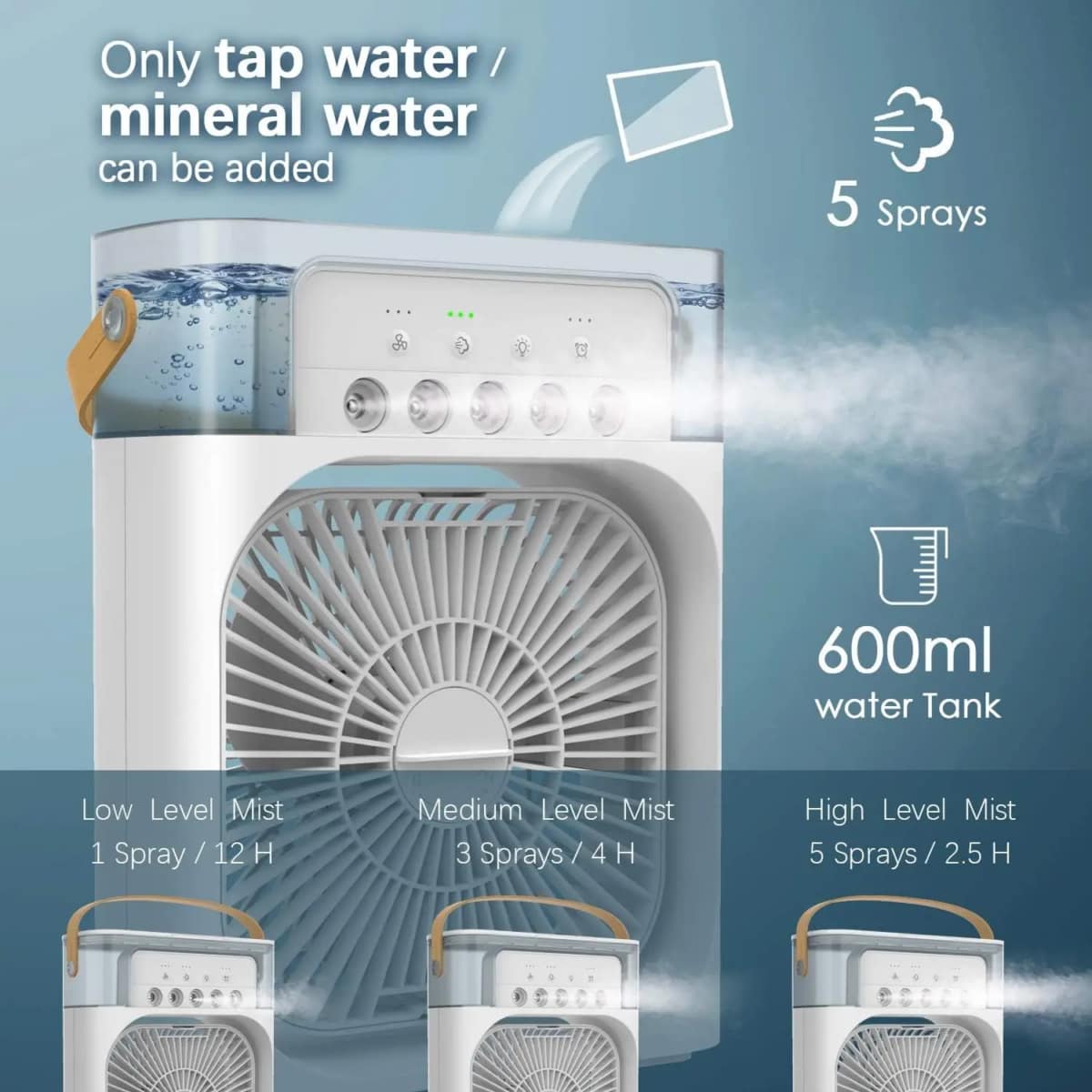 Portable Humidifier Fan Air Conditioner Portable Humidifier Fan Air Conditioner - Image 6