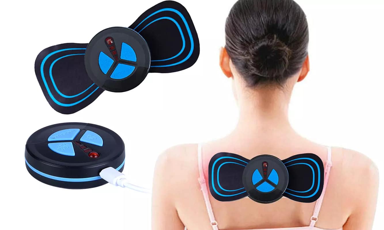 Electric EMS Mini Neck Massager Pads