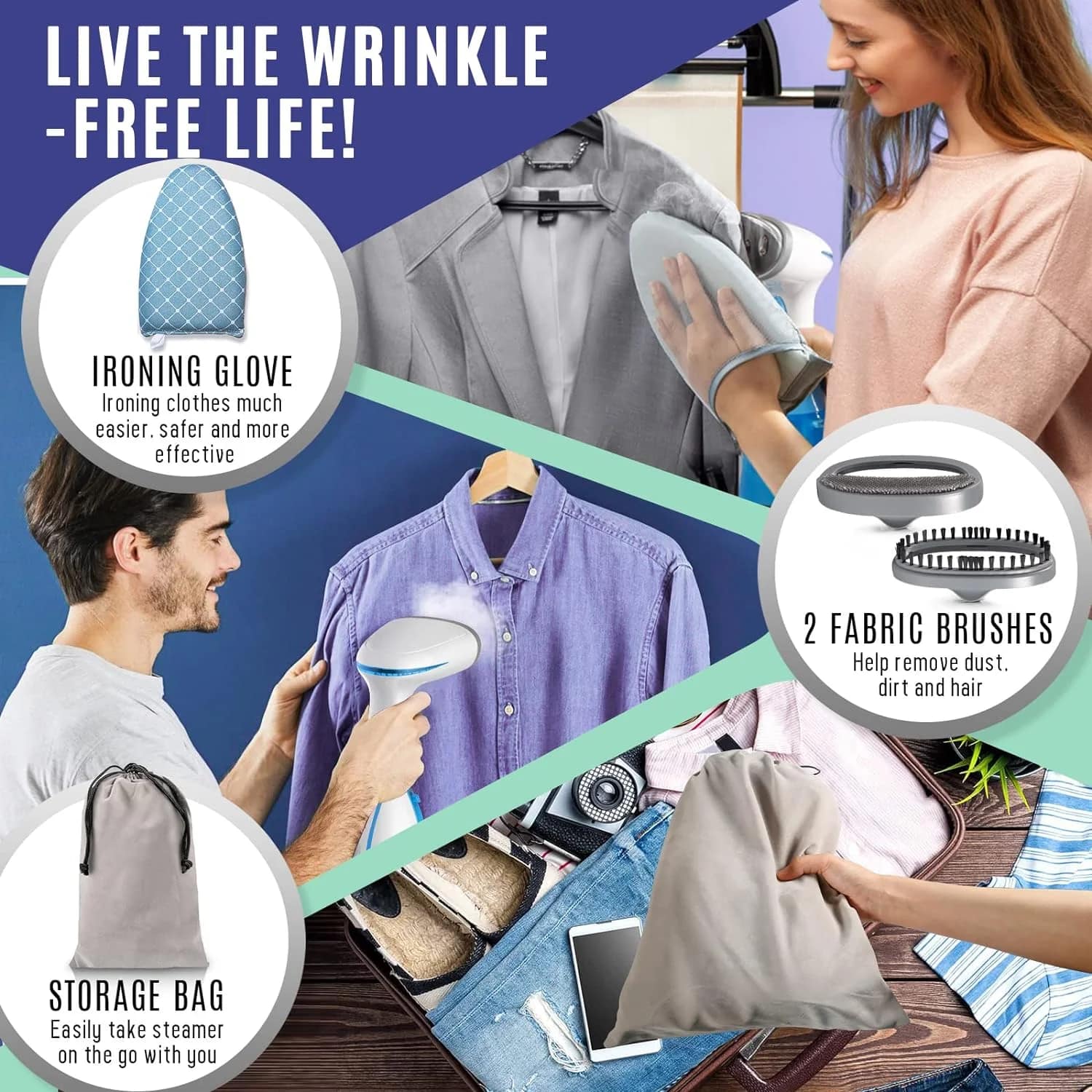 Handheld Fabric Steamer - Image 4