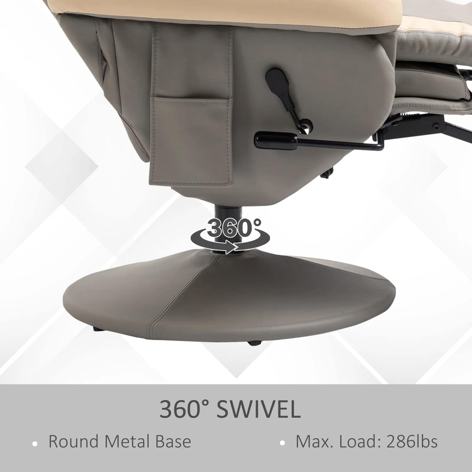 Manual Swivel Recliner Armchair Manual Swivel Recliner Armchair - Image 8