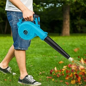 21V Cordless Leaf Blower & Vacuum – 2 Batteries Included