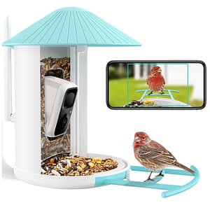 Smart Bird Feeder with AI Camera 1080P HD