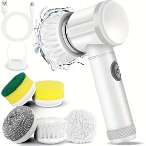 Home 5 in 1 Power Scrubber Brush