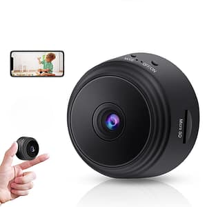 Compact Wireless Mini WiFi Nanny Cam with Audio