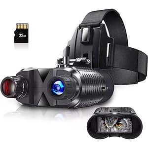 Night Vision Goggles Binoculars - HD Digital IR with Infrared Spotlight for Nighttime Observation