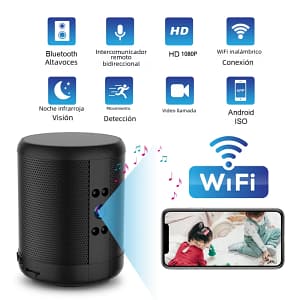 4K HD Bluetooth Speaker with Hidden Camera | Dual-Function Surveillance & Music System"