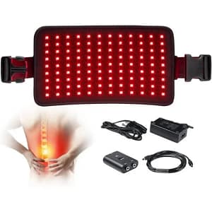 Red Light Therapy Waist Wrap for Neck, Back, and Muscle Pain Relief