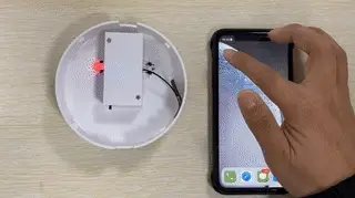 Mini Camera WiFi Smoke Detector with Night Vision and Motion Detection