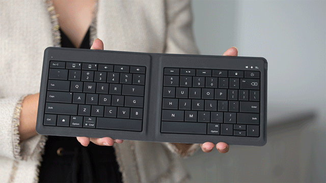 Folding Wireless Bluetooth Keyboard