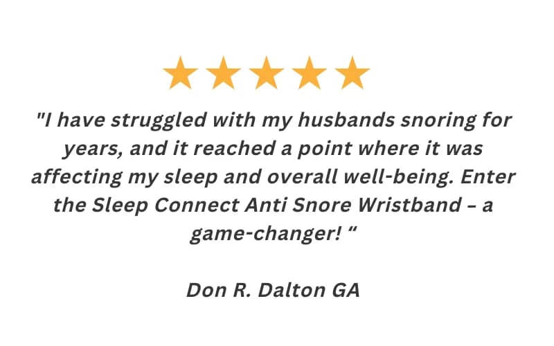 Sleep Connect Anti Snore Wristband