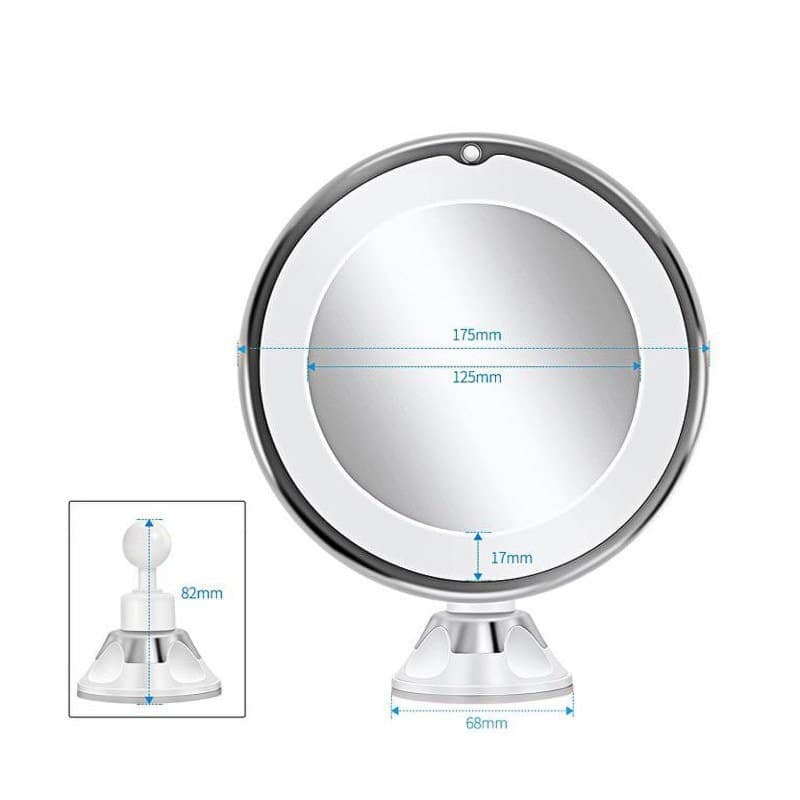 10x LED Vanity Magnifying Mirror - Image 5