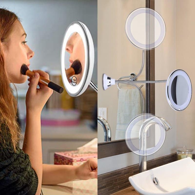 10x LED Vanity Magnifying Mirror - Image 2