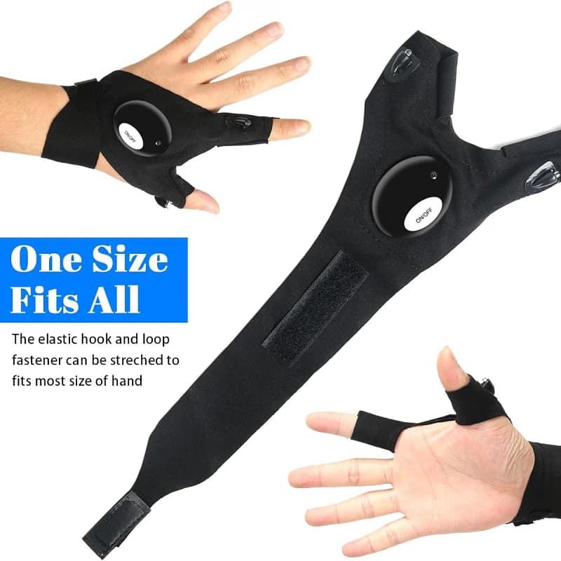 Premium LED Flashlight Gloves