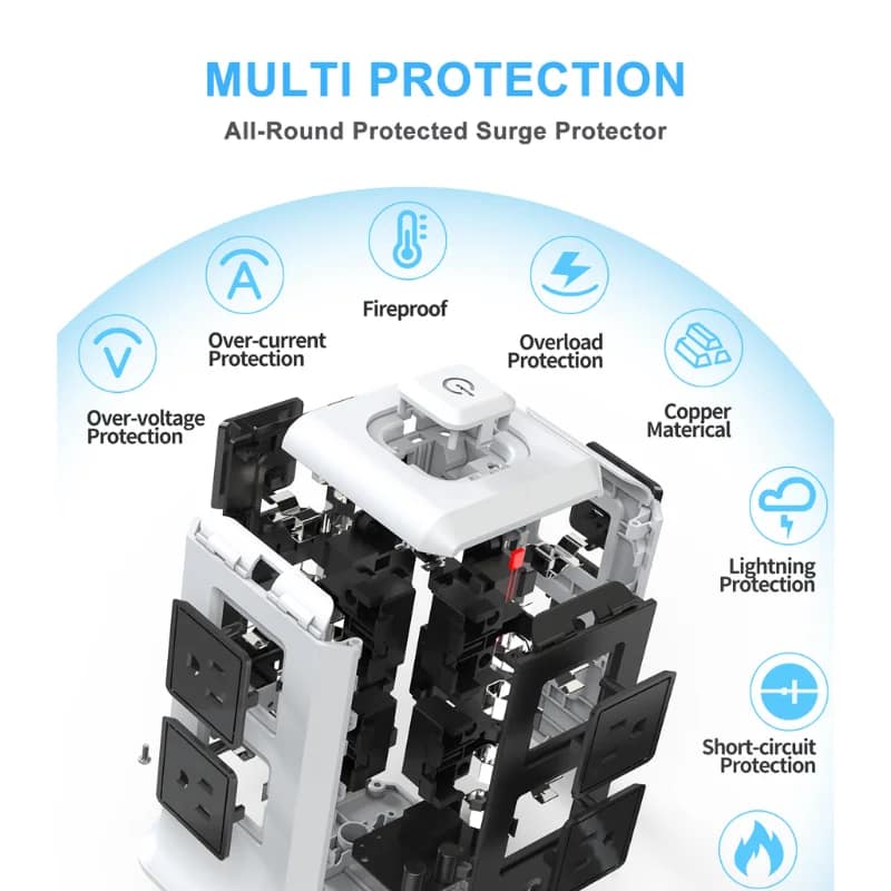 Charging Tower Power Bar