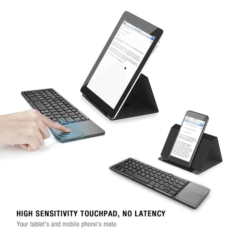 Folding Wireless Bluetooth Keyboard Folding Wireless Bluetooth Keyboard - Image 4