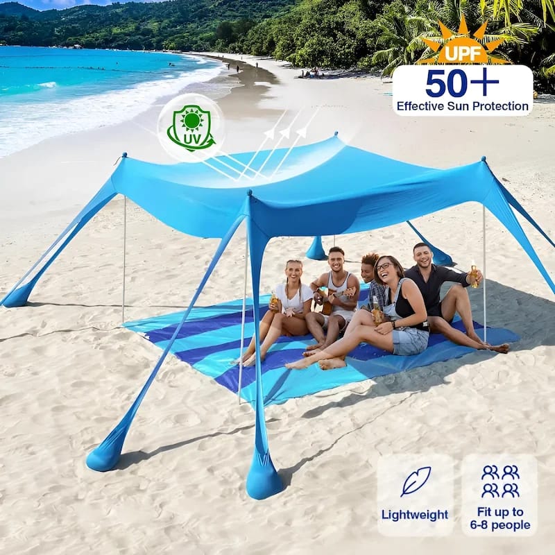 10'x10' Popup Beach Tent Sun Shelter