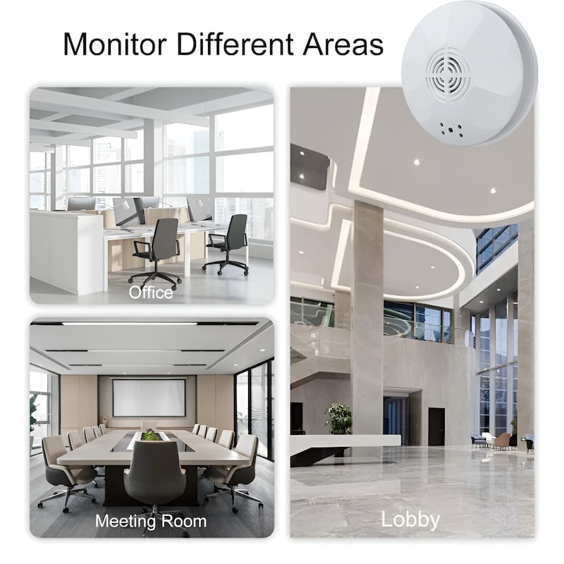 Smoke Detector WiFi Camera with Night Vision