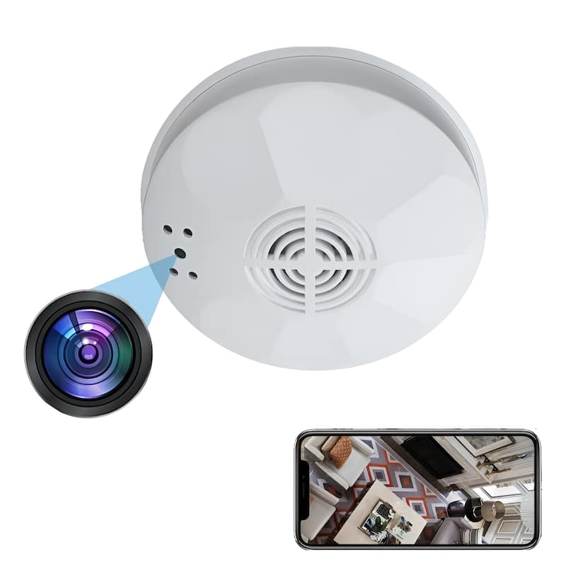 Smoke Detector WiFi Camera with Night Vision