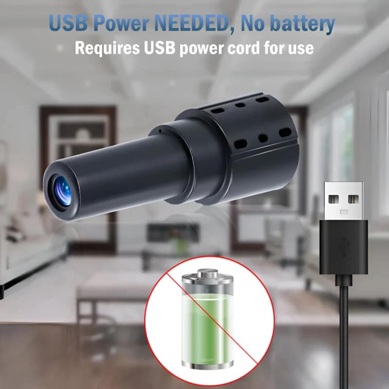 Mini Security Camera with WiFi and Night Vision Compact WiFi Security Camera with Night Vision, 1080P HD, and Motion Detection