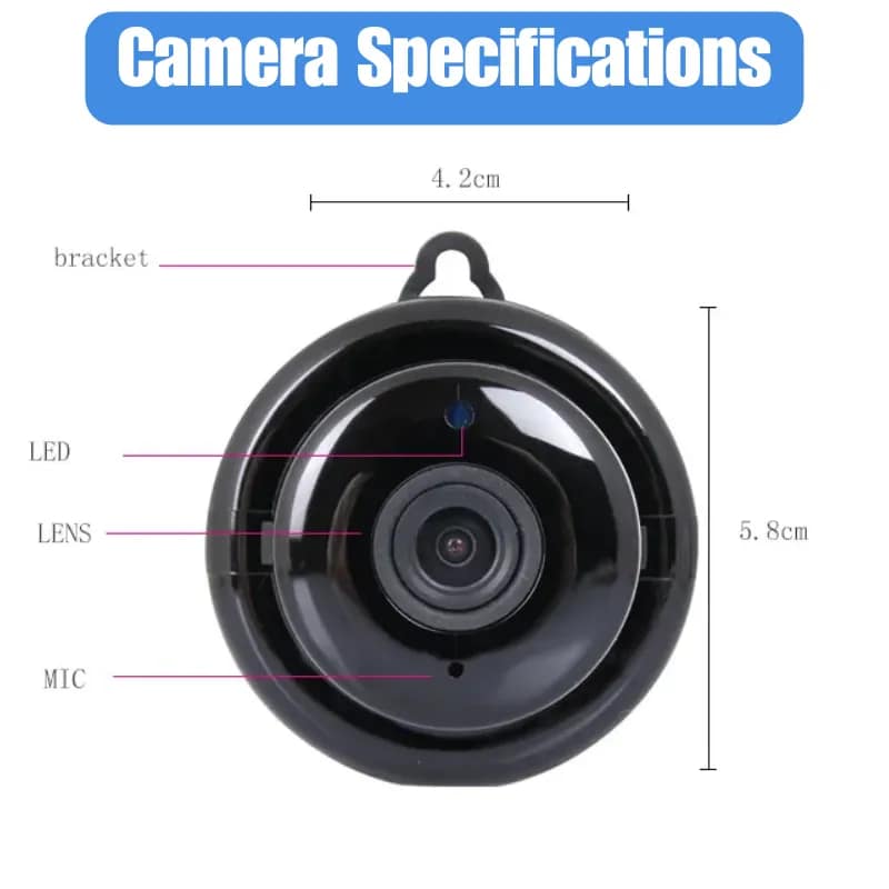 Mini Camera Small Nanny Wireless Wifi Cam 1080P