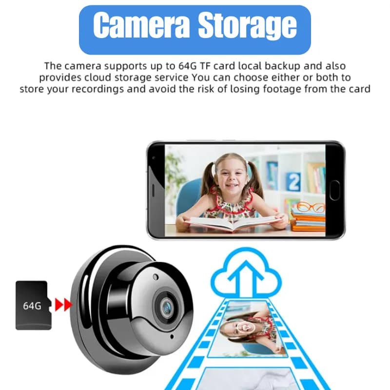 Mini Camera Small Nanny Wireless Wifi Cam 1080P