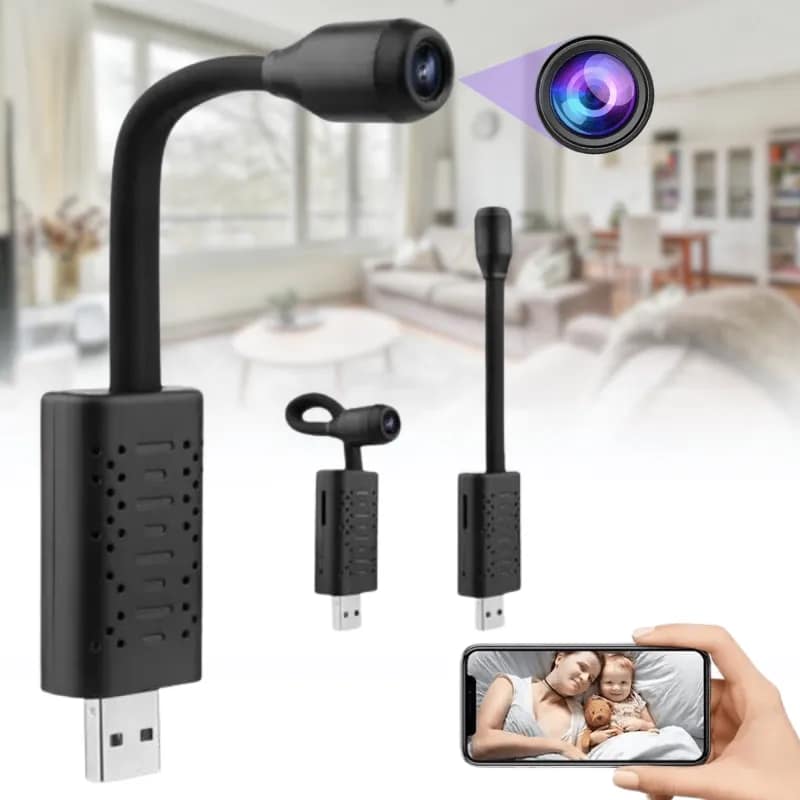 Smallest Wireless WiFi USB Camera Smallest Wireless USB Camera with HD1080P resolution and night vision capabilities