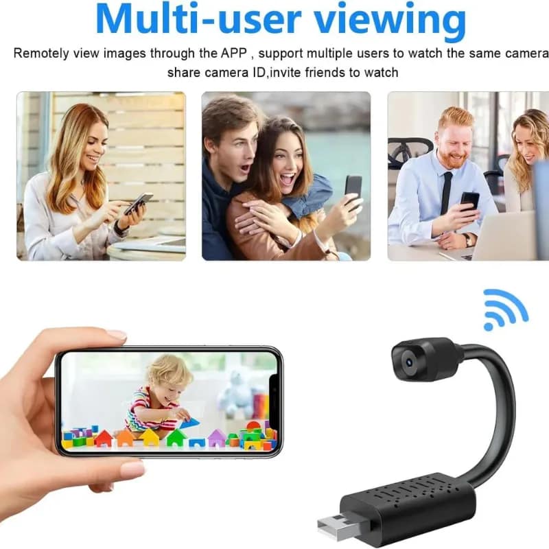 Smallest Wireless WiFi USB Camera Smallest Wireless USB Camera with HD1080P resolution and night vision capabilities