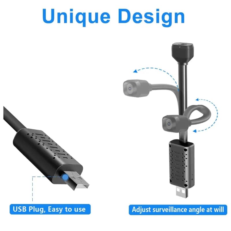 Smallest Wireless WiFi USB Camera Smallest Wireless USB Camera with HD1080P resolution and night vision capabilities